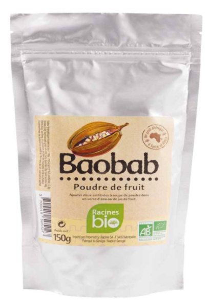 Poudre de Baobab BIO,150 g RACINES
