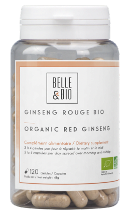 Ginseng Rouge BIO, 120 gélules