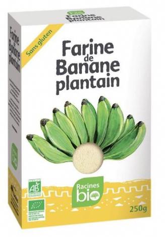 Farine de banane plantain BIO RACINES