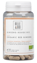 Ginseng Rouge BIO, 120 gélules