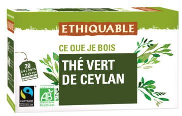 Th vert de Ceylan, infusettes BIO