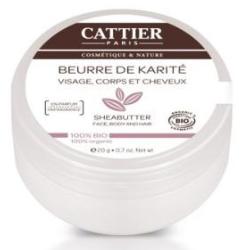 Beurre de Karit BIO, 100 % naturel CATTIER 20 g