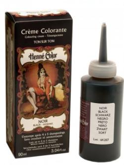 Crème colorante  Noir  90 ml - Henné color