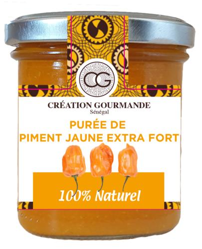 Purée de piment Jaune extra fort - 200 g SENEAFOOD