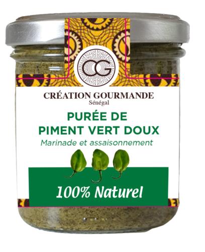 Purée de piment vert doux - 200 g SENEAFOOD