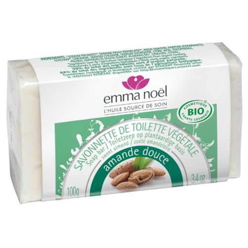 Savonnette amande douce BIO - 100 g - EMMA NOEL