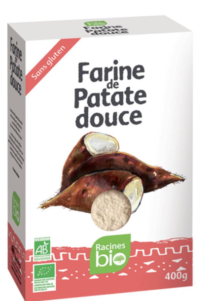 Farine de patate douce BIO, 400 g RACINES