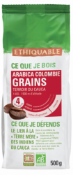 Caf Colombie BIO, GRAINS 500 g