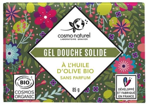  Gel douche solide à l'huile d'olive BIO 85 g  - COSMO NATUREL