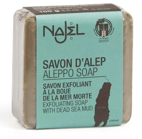 Savon d'Alep exfoliant à la boue de la Mer Morte