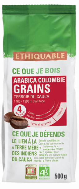 Café Colombie BIO, GRAINS 500 g