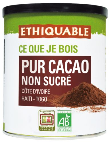 Pur cacao non sucré en poudre BIO
