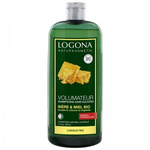 Shampoing volumateur au miel et à la bière BIO LOGONA