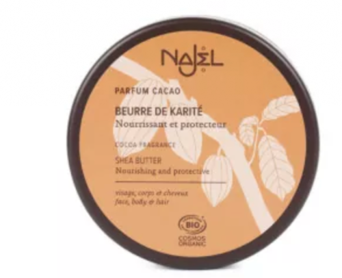 Beurre de Karité Parfum  cacao  - bio 150g Najel