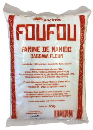 Farine de manioc Foufou 500 g - RACINES