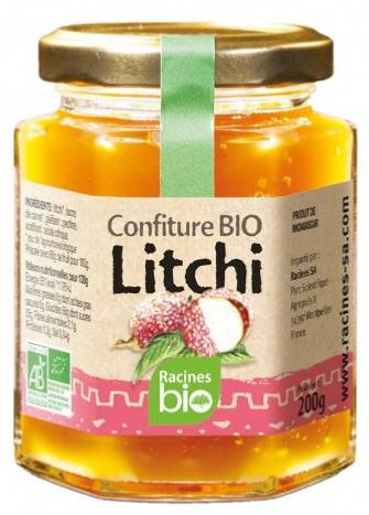 Confiture de litchi BIO RACINES