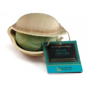 Savon ayurvédique Tonifiant Vétiver - 100 g, KARAWAN