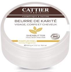 Beurre de Karité, parfum Miel BIO CATTIER