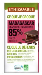 Chocolat noir 85% cacao Madagascar BIO, 100 g