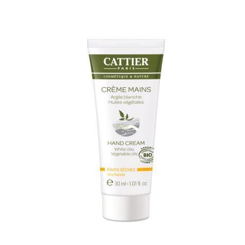 Crème Mains à l'Argile Blanche BIO CATTIER