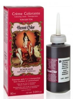 Crme colorante Bordeaux 90 ml - Henn Color