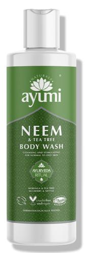 Gel douche corps au neem & arbre à thé -250 ml AYUMI