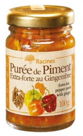 Purée de piments extra forte au gingembre, 100 g RACINES