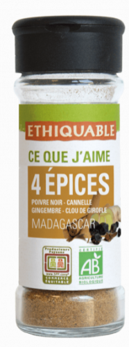 Quatre épices BIO, 40 g