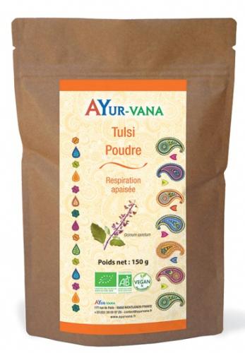 Tulsi BIO, poudre 150 g - Ayur Vana