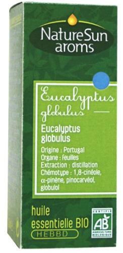 Huile Essentielle d'Eucalyptus Globulus BIO