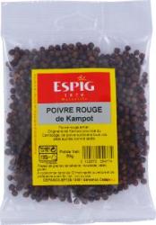 Poivre Rouge de Kampot entier, 50 g