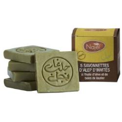 Savon d'Alep invits lot de 5