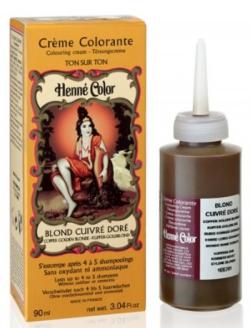 Crème colorante Blond cuivre doré 90 - ml Henné color