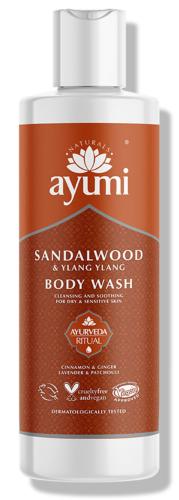 Gel douche corps au bois de santal & Ylang ylang -250 ml AYUMI