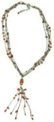 Collier cravate rubis