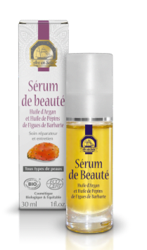 Huile de beaut / Argan et huile de  Ppins de Figues de Barbarie 30ml