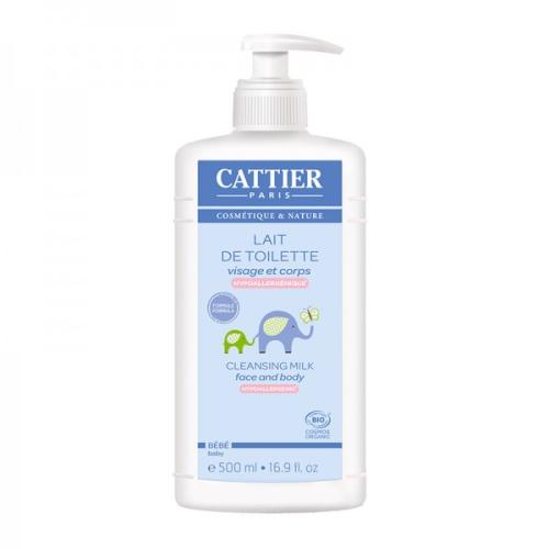 Lait de Toilette Bébé BIO, 500 ml CATTIER