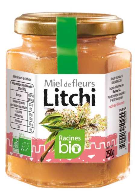 Miel de fleurs de litchi BIO RACINES