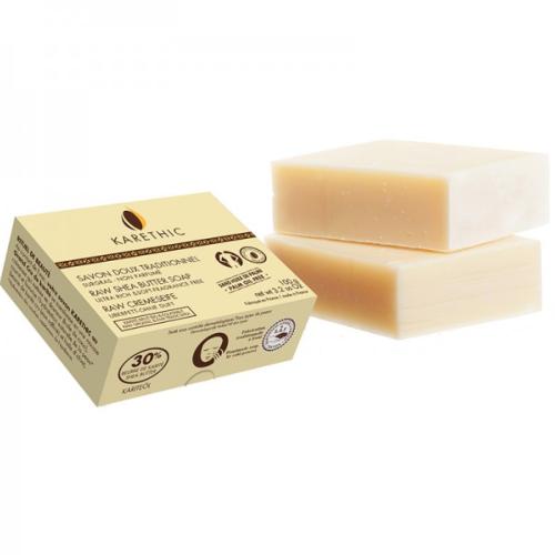 Savon doux traditionnel surgras karité BIO, 100 g - KARETHIC