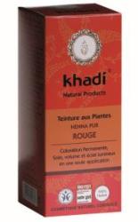 Teinture aux plantes de henné, amla & Jatropha  ROUGE - KHADI