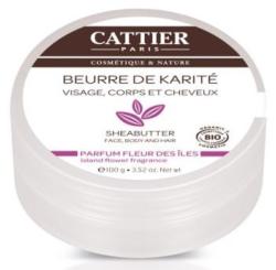 Beurre de Karité, parfum Fleurs des Iles BIO CATTIER