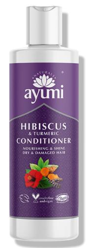 Après-shampoing au curcuma & hibiscus 250 ml - AYUMI
