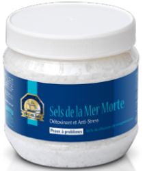 Sels de bain de la Mer Morte, 46 % Chlorure de Magnésium