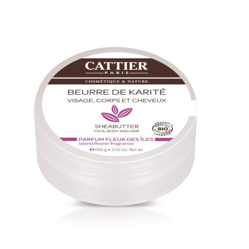 Beurre de Karité, parfum Fleurs des Iles BIO CATTIER