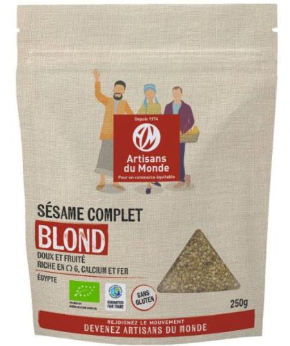 Sésame blond complet BIO, 250 g - Artisans du monde