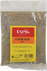 Poivre noir moulu 100g