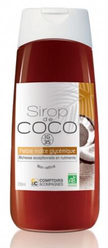 Sirop de fleurs de noix de coco bio, 250 ml - COMPTOIRS & COMPAGNIES 