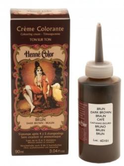 Crème colorante  Brun  90 ml -  Henné color