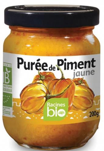 Purée de piment Jaune BIO 200g RACINES