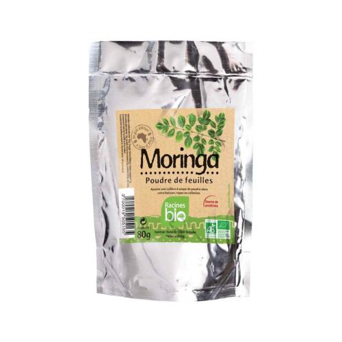 Poudre de feuilles de moringa BIO RACINES